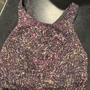 Lululemon Stylish Women's Patterned Top Sports Bra